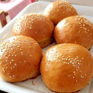Brioche-style Hamburger Buns