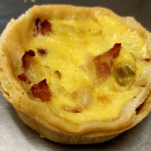 Mini Quiche - Bacon and Leek